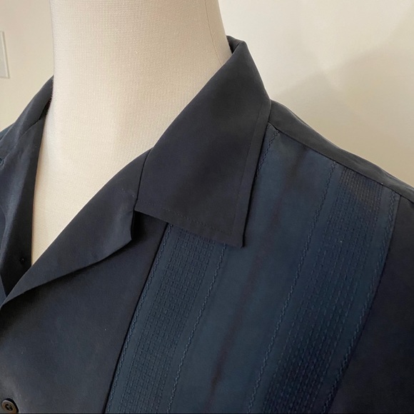 Men’s Short Sleeve Alfani Camp Shirt - Picture 3 of 4